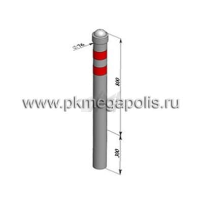 купить столбик парковочный бетонируемый АБ-76/1080 в Северодвинске